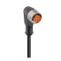 Фото #1 товара Belden 62980 - 5 m - Female - Nickel - Black - Orange - 0.2 mm - 5 mm