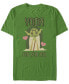 ფოტო #1 პროდუქტის Men's Yoda One Short Sleeve Crew T-shirt