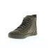 Фото #4 товара Diesel Zip-Round S-Nentish Mens Green Leather Lifestyle Sneakers Shoes 8.5