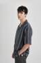 Фото #4 товара Рубашка мужская Defacto Relax Fit полосатая модель B6563ax24sm