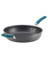 Фото #2 товара Create Delicious Hard-Anodized Aluminum 12.5" Nonstick Deep Skillet