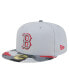 Фото #1 товара Men's Gray Boston Red Sox Active Team Camo 59FIFTY Fitted Hat