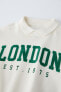 Flocked london sweatshirt