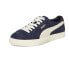 Фото #2 товара Puma Suede Vtg Hairy Lace Up Mens Blue Sneakers Casual Shoes 38569805