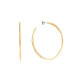 Фото #1 товара Women's Gold-Tone Hoop Earrings