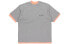 WE11DONE 两面穿撞色短袖T恤 男女同款 粉橘色 / Футболка WE11DONE WD-TP6-20-030-U-MG T