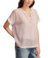 ფოტო #4 პროდუქტის Women's Cotton Striped Dolman Popover Shirt