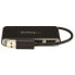 StarTech.com 4-Port Portable USB 2.0 Hub with Built-in Cable - USB 2.0 - USB 2.0 - 480 Mbit/s - Black - Silver - Plastic - CE - FCC - RoHS - REACH
