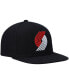 Фото #3 товара Men's Black Portland Trail Blazers Ground 2.0 Snapback Hat