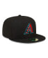 Фото #3 товара Men's Black Arizona Diamondbacks 2023 Alternate Authentic Collection On-Field 59FIFTY Fitted Hat