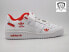 Фото #1 товара adidas Forum Low Cloud White Red Men's Size 7 Sneakers Shoes NEW H01674