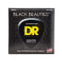 Фото #1 товара DR BKB6-30 Black Beauties K3 Coated Bass Guitar Strings Medium 30-125