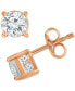 Diamond Stud Earrings (1 ct. t.w.) in 14k White, Yellow or Rose Gold