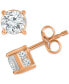 Фото #2 товара Серьги TruMiracle Diamond Stud