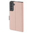 Фото #3 товара Чехол для Samsung Galaxy S21 FE Hama Single2.0 - кожаный - розовый