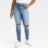Women's High-Rise Skinny Jeans - Universal Thread Medium Wash 4 Short