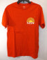 Levi's T-Shirt Adult Men's Small Orange Graphic Logo Casual New