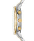 ფოტო #2 პროდუქტის Women's Neutra Two-Tone Stainless Steel Bracelet Watch, 36mm