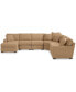 Фото #2 товара Radley Fabric 6-Piece Chaise Sectional with Wedge, Created for Macy's