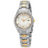 Фото #1 товара Citizen Crystal Eco-Drive Silver Dial Two-Tone Ladies Watch FE1146-71A