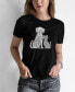 ფოტო #1 პროდუქტის Women's Word Art Dogs and Cats T-shirt