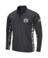 ფოტო #3 პროდუქტის Men's Charcoal Auburn Tigers OHT Military-Inspired Appreciation Digi Camo Quarter-Zip Jacket