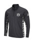 Фото #3 товара Men's Charcoal Auburn Tigers OHT Military-Inspired Appreciation Digi Camo Quarter-Zip Jacket