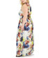 Фото #3 товара Plus Size Floral-Print Maxi Dress