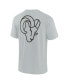 Men's and Women's Gray Los Angeles Rams Super Soft Short Sleeve T-shirt