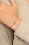 Charming silver bracelet with twig BRC81W