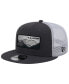 Фото #1 товара Men's Black, White USMNT Outdoor Trucker 9FIFTY Snapback Hat