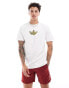 Фото #3 товара adidas Originals t-shirt in white with trefoil graphic