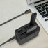 LogiLink UA0370 - Wired - USB 3.2 Gen 1 (3.1 Gen 1) Type-C - 60 W - 10,100,1000 Mbit/s - Black - CF - MicroSD (TransFlash) - SD