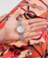 ფოტო #7 პროდუქტის Gc Flair Women's Swiss Silver-Tone Stainless Steel Bracelet Watch 34mm
