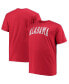 ფოტო #1 პროდუქტის Men's Crimson Alabama Crimson Tide Big and Tall Arch Team Logo T-shirt