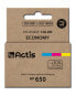 Actis KH-650CR ink (replacement for HP 650 CZ102AE; Standard; 9 ml; color) - Standard Yield - Dye-based ink - 18 ml - 1 pc(s) - Single pack