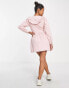 Фото #2 товара Miss Selfridge Petite ruffle yolk corduroy dress in pink