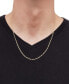 ფოტო #3 პროდუქტის Figaro Link Chain 18" Necklace (2-3/8mm) in 10k Gold