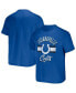 ფოტო #1 პროდუქტის Men's NFL x Darius Rucker Collection by Royal Indianapolis Colts Stripe T-shirt