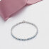 Luxury recycled silver tennis bracelet Tesori SAIW182