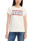 Фото #1 товара Women's Perfect Graphic Logo Cotton T-shirt