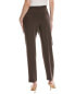 Vince Camuto Wide Waistband Straight Leg Pant Women's Brown 10