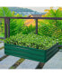 40"x32" Patio Raised Garden Bed Vegetable Flower Plant