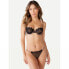 Sofia Intimates by Sofia Vergara Satin and Lace Balconette Bra Women's 40C Black