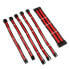 Фото #2 товара Kolink Core Adept Braided Cable Extension Kit - Black/Red