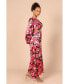 Фото #25 товара Women's Teena Puff Sleeve Cutout Maxi Dress