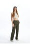 Фото #1 товара LCW Standart Fit Düz Keten Görünümlü Kadın Pantolon