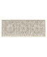 Henna 40" x 16" x 1" Framed Medallion Rice Paper Shadow Box Wall Decor