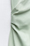 Фото #7 товара Платье со сборками на поясе ZARA