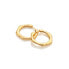 Фото #2 товара Minimalist gold-plated hoop earrings with diamonds Jac Jossa Soul DE726